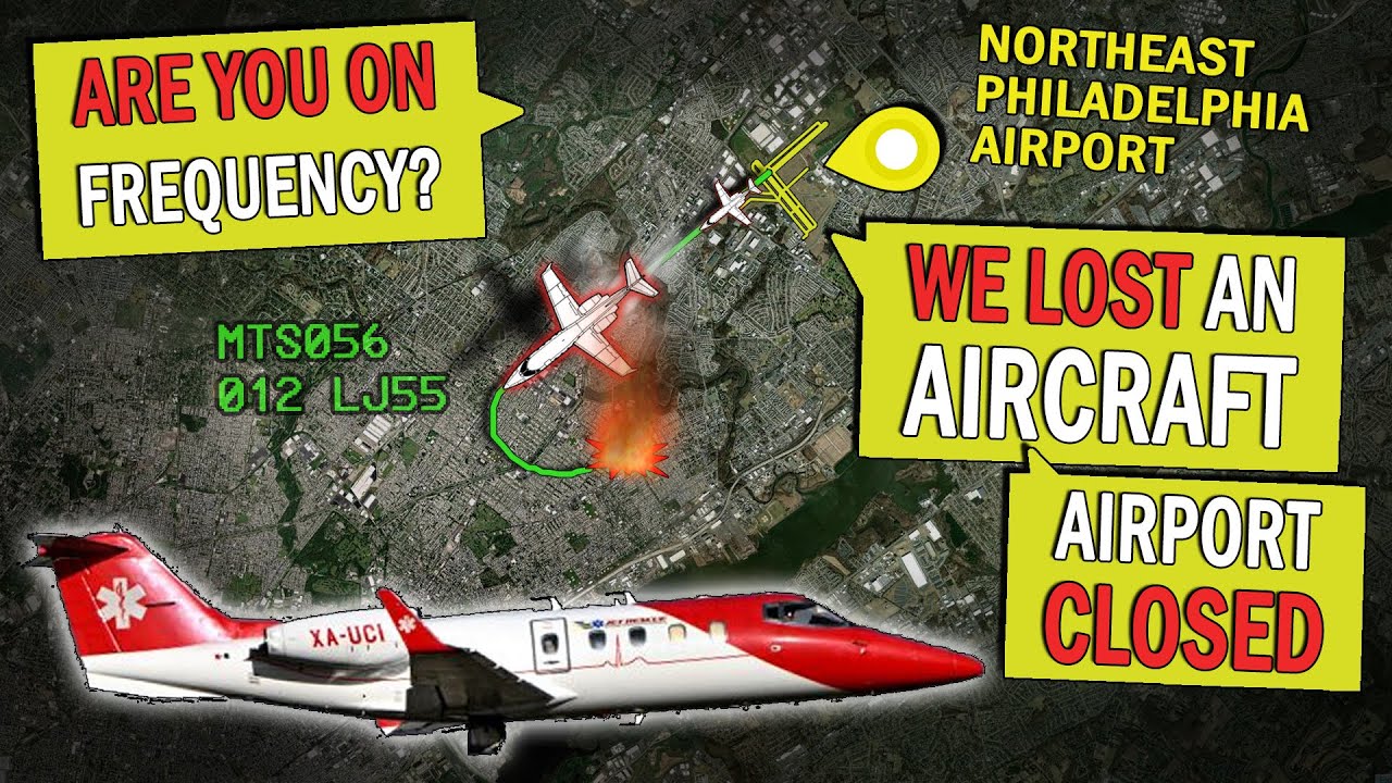 Learjet Ambulance FATAL CRASH AFTER TAKEOFF at Philadelphia