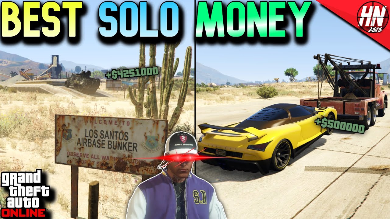 Top 10 BEST WAYS To Make MONEY SOLO In GTA Online!