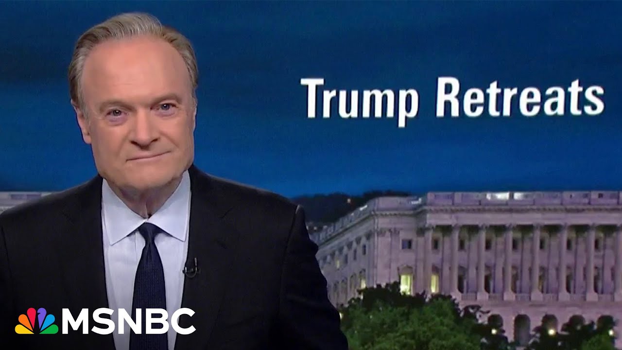 Lawrence: Retreating on tariffs ‘confused illiterate clown’ Trump admits he’s too weak to do his job
