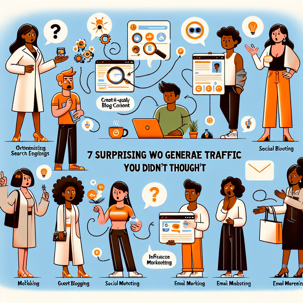 7 Surprising Ways to Generate Traffic You Didn’t Think Of