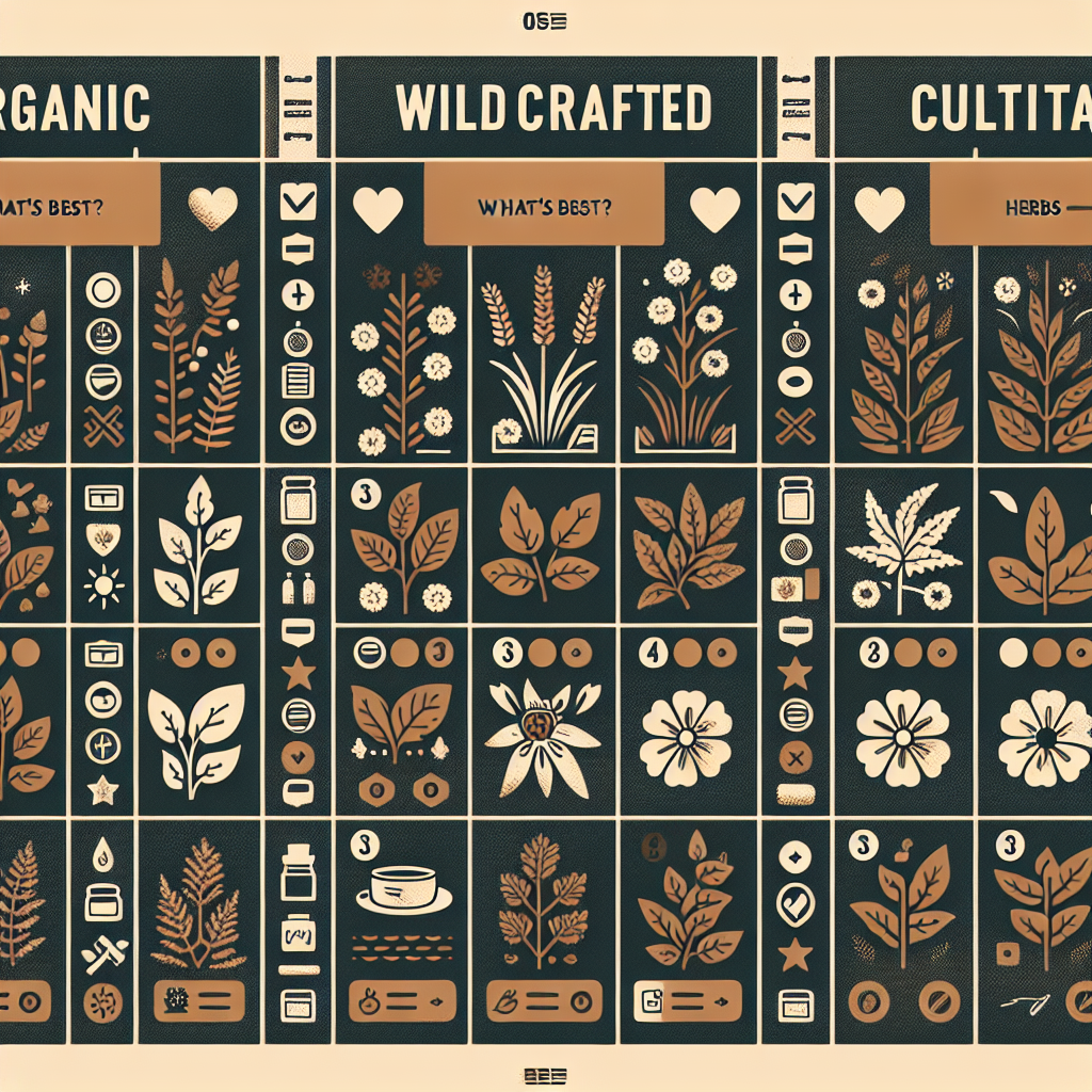 Organic vs. Wildcrafted vs. Cultivated Herbs—What’s Best?